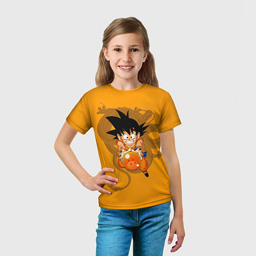 Детская футболка Kid Goku / 3D-принт – фото 5