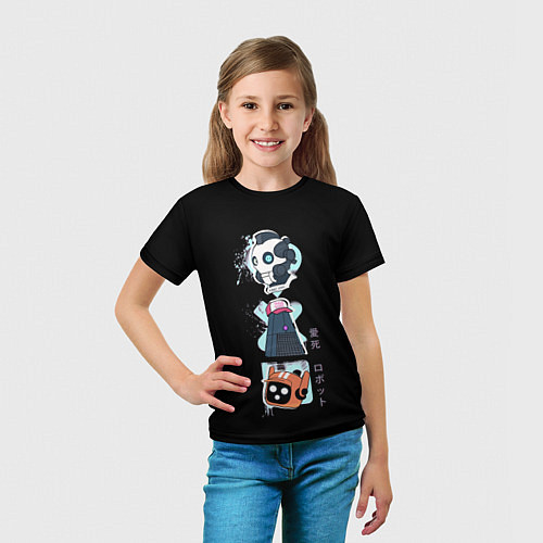 Детская футболка Любовь, Смерть и Роботы / 3D-принт – фото 5