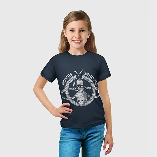 Детская футболка Сгибальщик 3000 / 3D-принт – фото 5