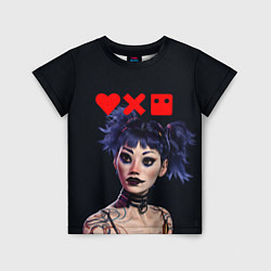 Футболка детская Love, Death and Robots Lora Z, цвет: 3D-принт