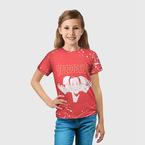 Детская футболка Кровосток Реп группа Z / 3D-принт – фото 5