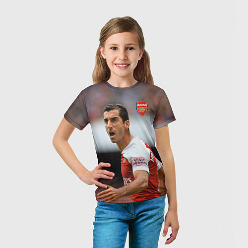 Детская футболка H Mkhitaryan Arsenal / 3D-принт – фото 5