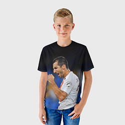 Футболка детская Генрих Мхитарян, цвет: 3D-принт — фото 2