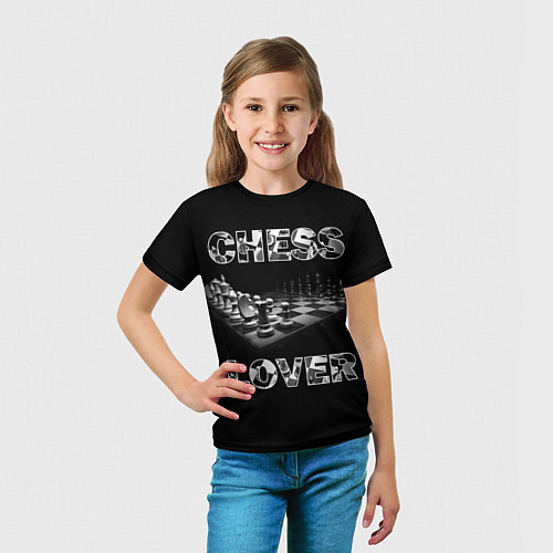 Детская футболка Chess Lover Любитель шахмат / 3D-принт – фото 5