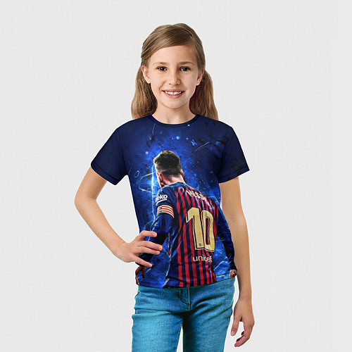 Детская футболка Leo Messi Лео Месси 10 / 3D-принт – фото 5