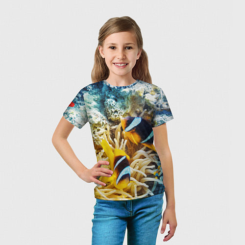 Детская футболка Морской мир / 3D-принт – фото 5