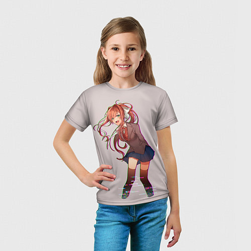 Детская футболка Cyber Monika / 3D-принт – фото 5