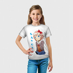 Футболка детская Doki Doki SAYORI, цвет: 3D-принт — фото 2