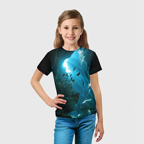 Детская футболка Коралловые рыбки / 3D-принт – фото 5