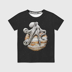 Футболка детская Planetary Octopus, цвет: 3D-принт