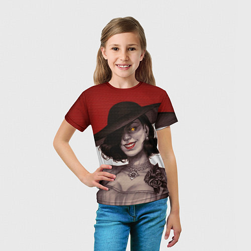 Детская футболка Леди Димитреску из Резидента / 3D-принт – фото 5