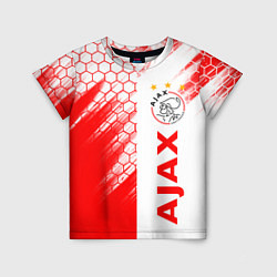 Футболка детская FC AJAX AMSTERDAM ФК АЯКС, цвет: 3D-принт