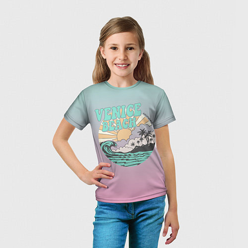 Детская футболка VENICE BEACH / 3D-принт – фото 5