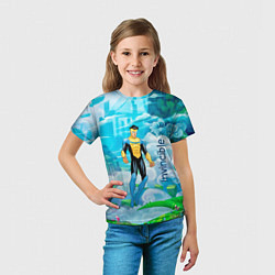 Футболка детская Неуязвимый Invincible, цвет: 3D-принт — фото 2