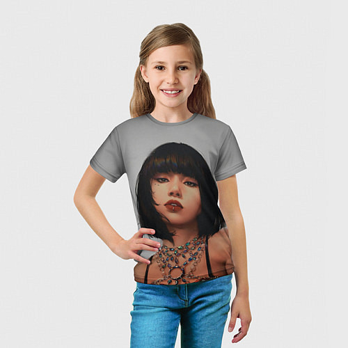 Детская футболка Hot Lisa / 3D-принт – фото 5