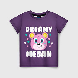 Футболка детская Dreamy Megan, цвет: 3D-принт