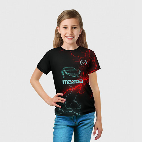 Детская футболка Mazda / 3D-принт – фото 5