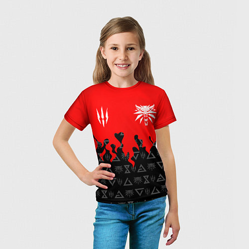 Детская футболка THE WITCHER 5 / 3D-принт – фото 5