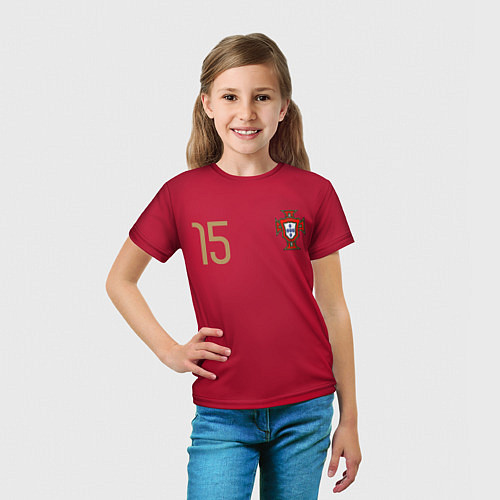 Детская футболка Diogo J / 3D-принт – фото 5