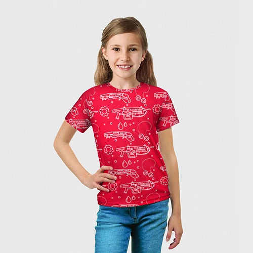 Детская футболка Gears pattern / 3D-принт – фото 5