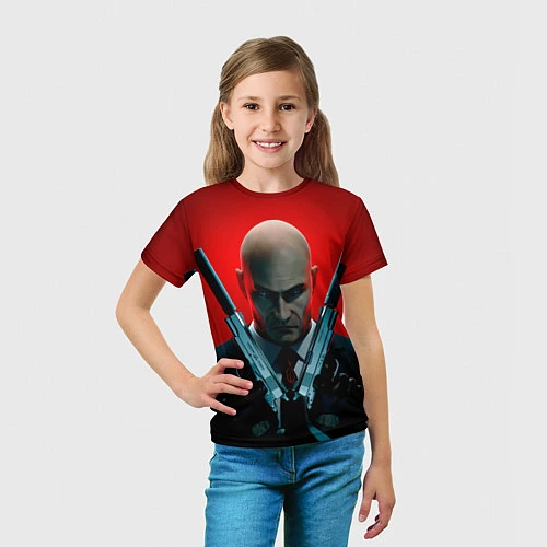 Детская футболка Agent here / 3D-принт – фото 5