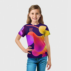 Футболка детская Rainbow T-Shirt, цвет: 3D-принт — фото 2