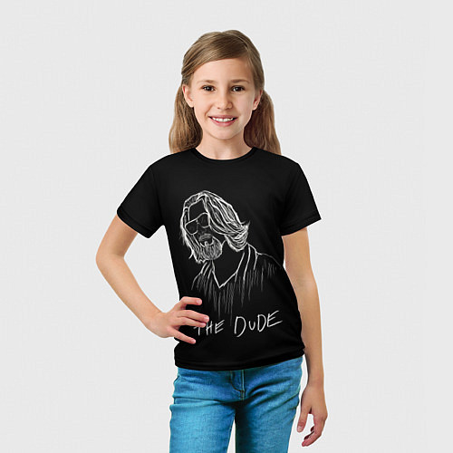 Детская футболка THE DUDE Большой Лебовски / 3D-принт – фото 5
