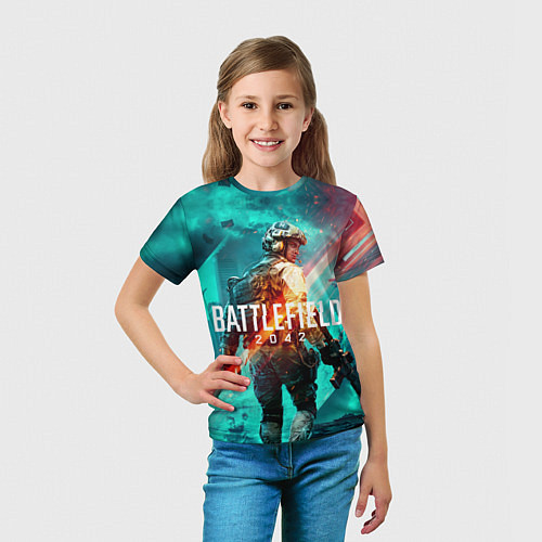 Детская футболка Battlefield 2042 / 3D-принт – фото 5