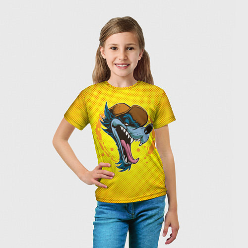 Детская футболка Волчара / 3D-принт – фото 5