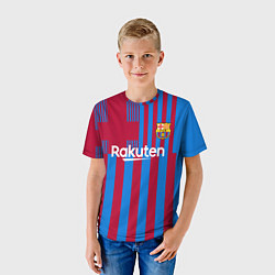 Футболка детская Гризманн Барселона 20212022, цвет: 3D-принт — фото 2