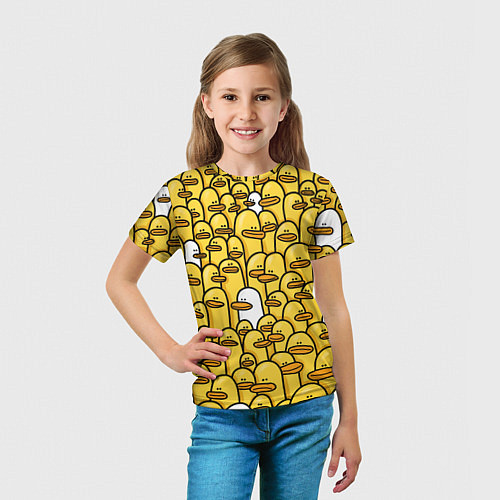 Детская футболка Утки / 3D-принт – фото 5