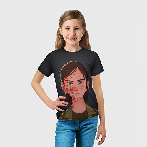 Детская футболка Элли в крови / 3D-принт – фото 5