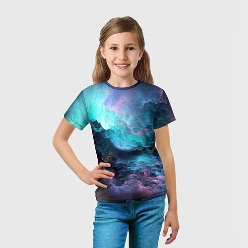 Детская футболка Космическое море / 3D-принт – фото 5