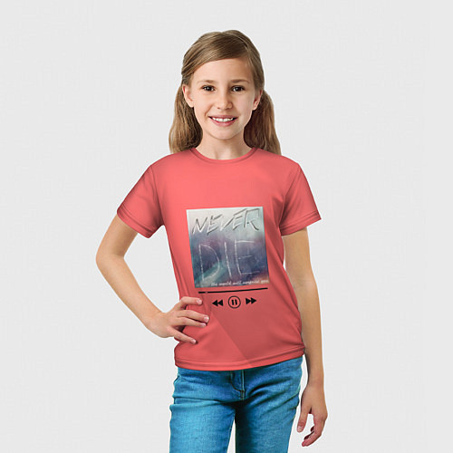 Детская футболка Never die / 3D-принт – фото 5