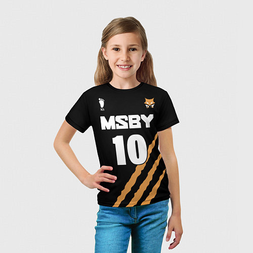 Детская футболка 10 MSBY BLACK JACKALS / 3D-принт – фото 5