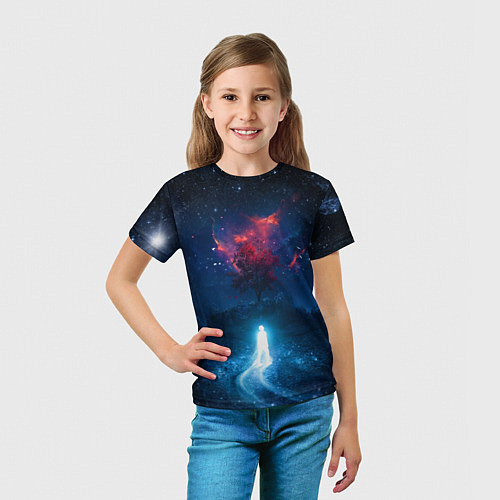 Детская футболка Душа идущая в космос Soul space Z / 3D-принт – фото 5