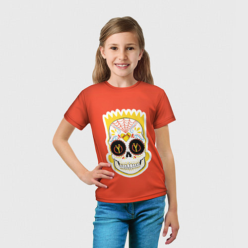 Детская футболка Мексиканский Барт / 3D-принт – фото 5