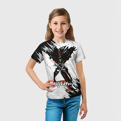 Детская футболка БЕРСЕРК брызги / 3D-принт – фото 5