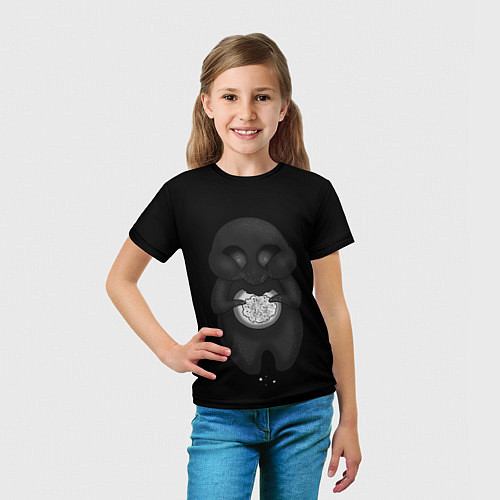 Детская футболка Ом ном ном / 3D-принт – фото 5