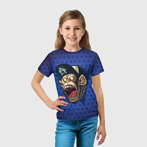 Детская футболка Monkey / 3D-принт – фото 5