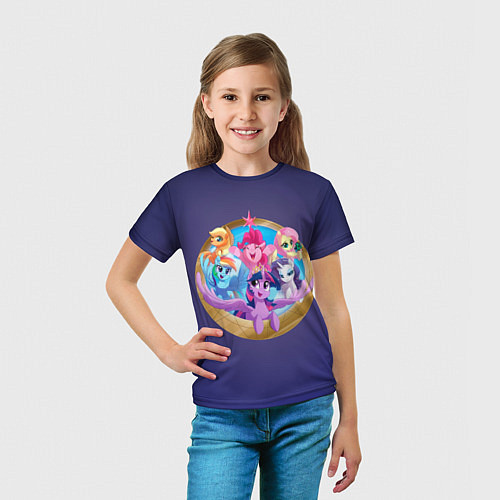 Детская футболка Pony team / 3D-принт – фото 5