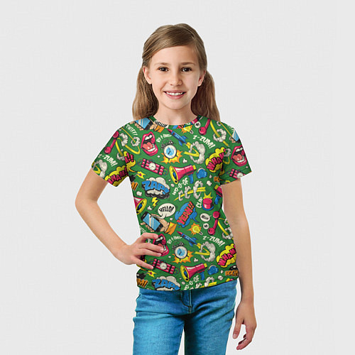 Детская футболка Поп-арт / 3D-принт – фото 5