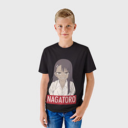 Футболка детская Miss Nagatoro, цвет: 3D-принт — фото 2