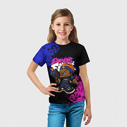 Футболка детская Black Пико, цвет: 3D-принт — фото 2