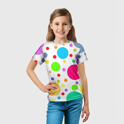 Детская футболка Polka dot / 3D-принт – фото 5