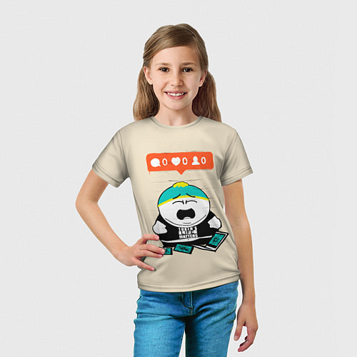 Детская футболка Ноль лайков / 3D-принт – фото 5