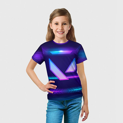Детская футболка Valorant / 3D-принт – фото 5