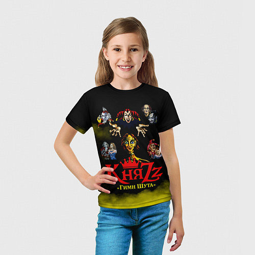 Детская футболка КНЯZZ Гимн Шута / 3D-принт – фото 5