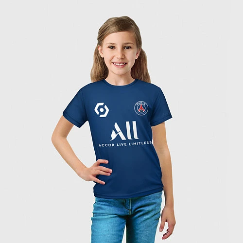 Детская футболка Месси форма ПСЖ 20212022 / 3D-принт – фото 5