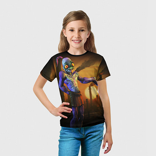 Детская футболка Oddworld / 3D-принт – фото 5